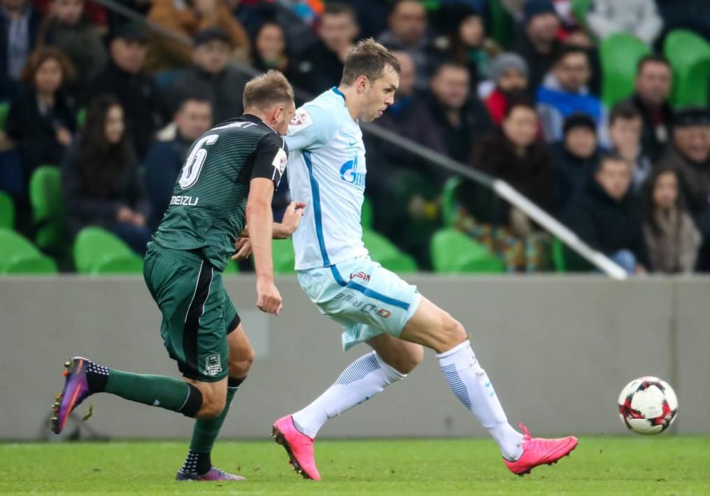 РОСГОССТРАХ-Чемпионат России 2016/17, 15-й тур, «Краснодар» — «Зенит»