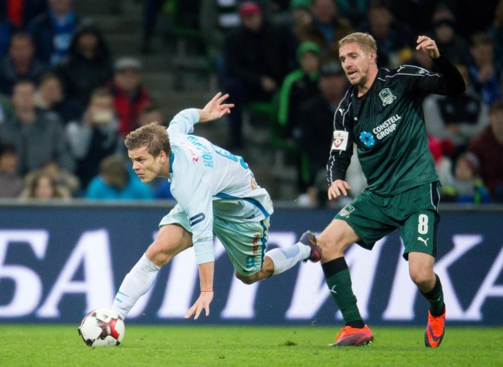 РОСГОССТРАХ-Чемпионат России 2016/17, 15-й тур, «Краснодар» — «Зенит»