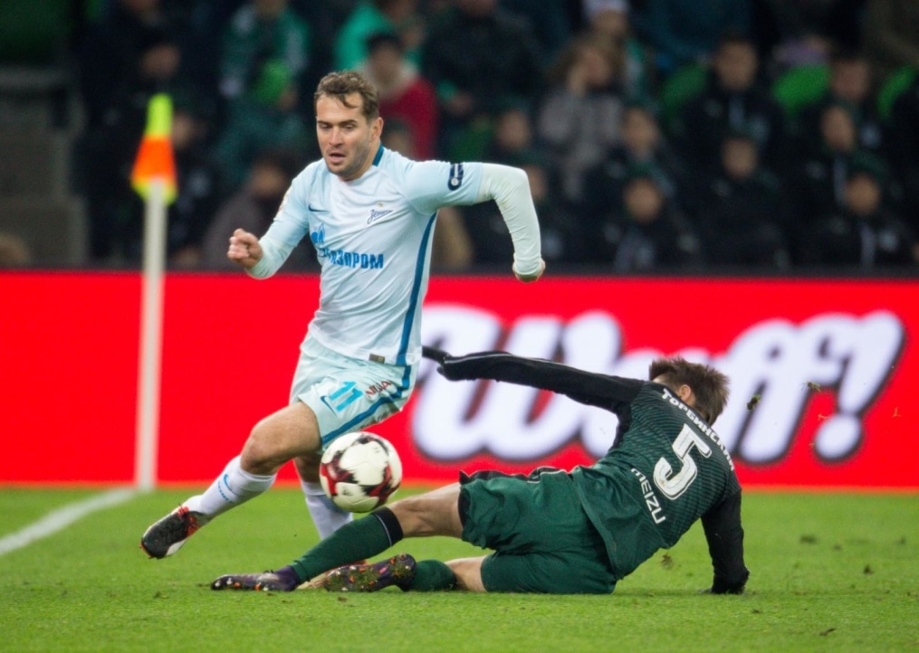 РОСГОССТРАХ-Чемпионат России 2016/17, 15-й тур, «Краснодар» — «Зенит»