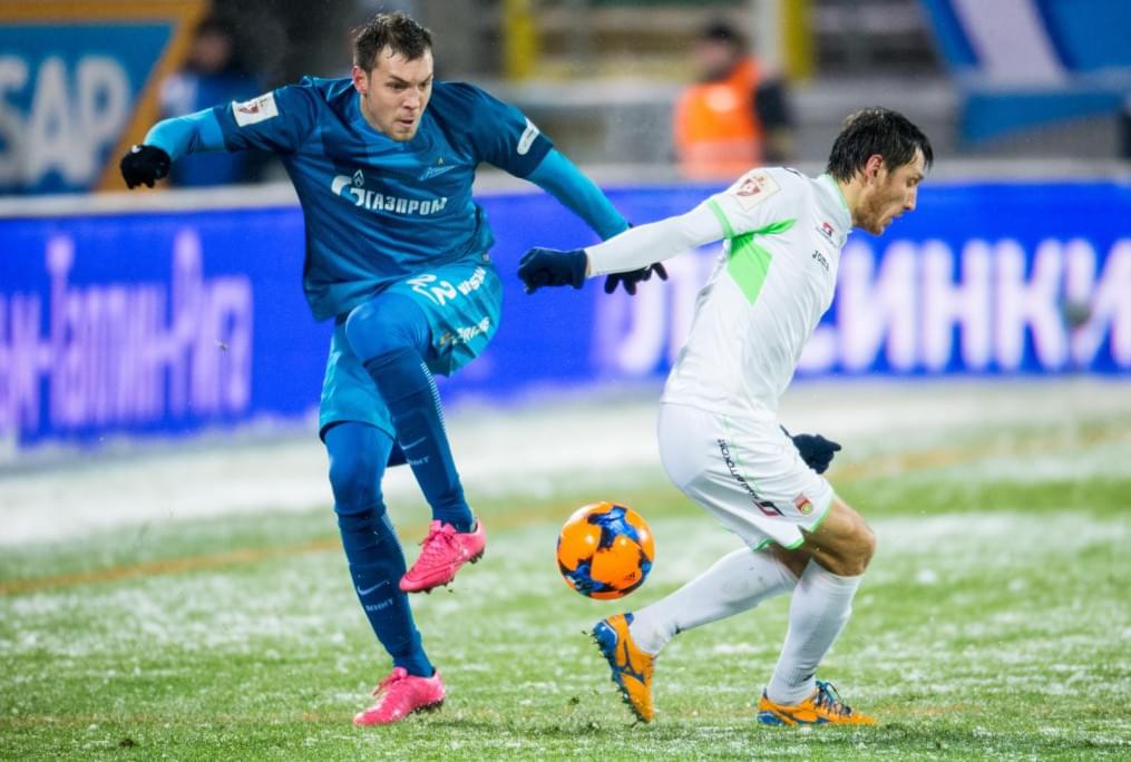 РОСГОССТРАХ-Чемпионат России 2016/17, 16-й тур, «Зенит» — «Уфа»