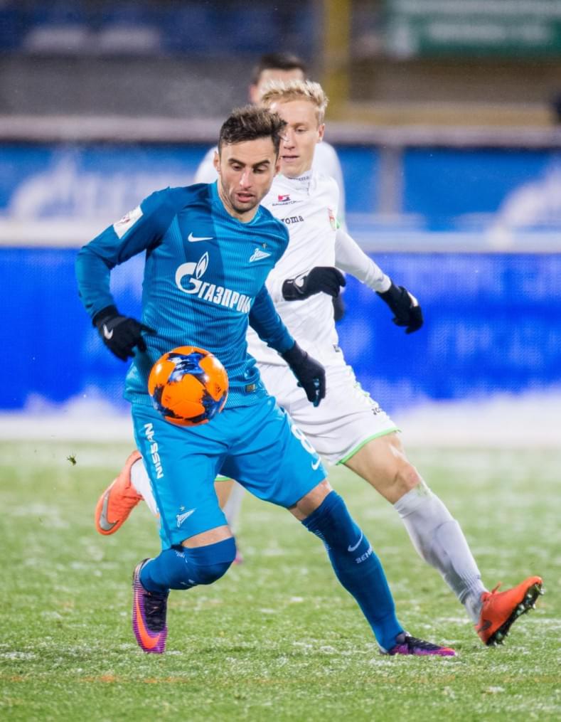 РОСГОССТРАХ-Чемпионат России 2016/17, 16-й тур, «Зенит» — «Уфа»