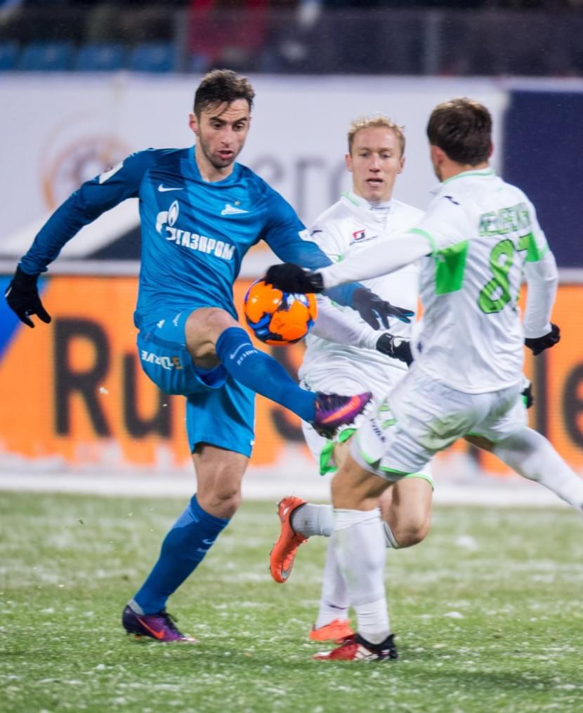 РОСГОССТРАХ-Чемпионат России 2016/17, 16-й тур, «Зенит» — «Уфа»