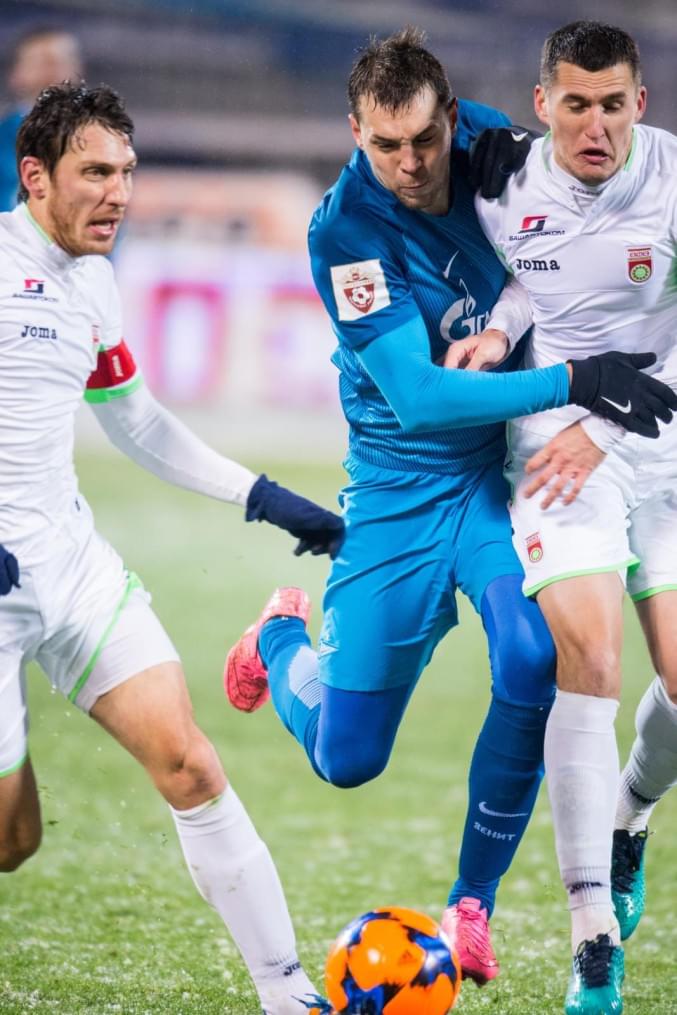 РОСГОССТРАХ-Чемпионат России 2016/17, 16-й тур, «Зенит» — «Уфа»