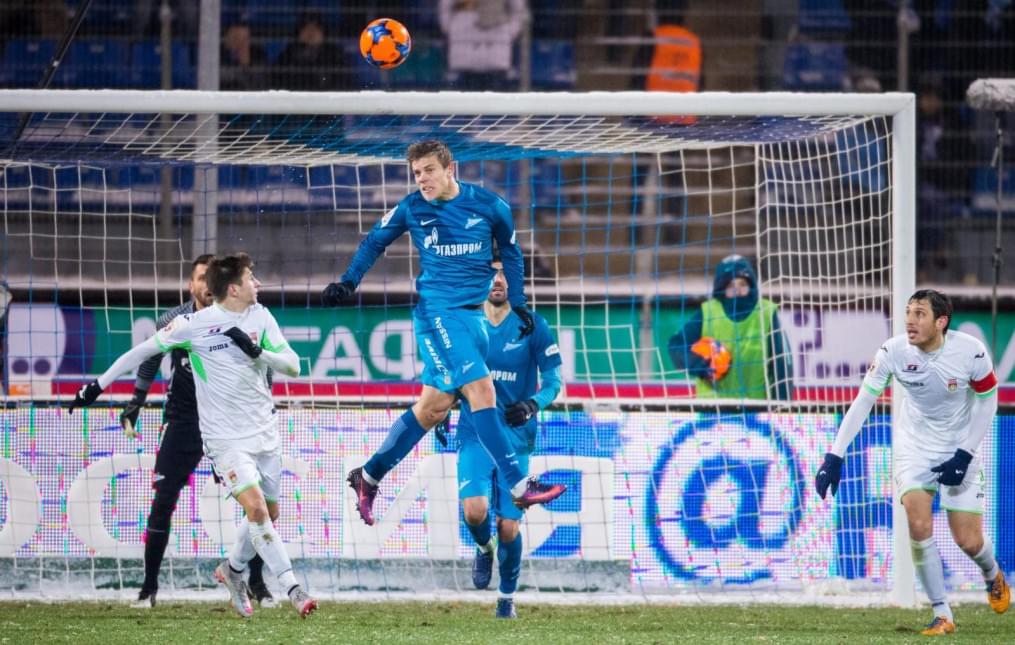 РОСГОССТРАХ-Чемпионат России 2016/17, 16-й тур, «Зенит» — «Уфа»