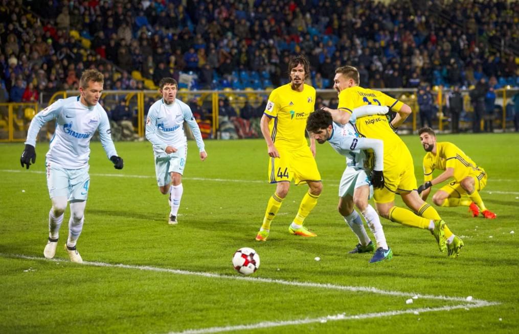 РОСГОССТРАХ-Чемпионат России 2016/17, 17-й тур, «Ростов» — «Зенит»