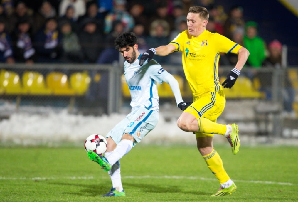 РОСГОССТРАХ-Чемпионат России 2016/17, 17-й тур, «Ростов» — «Зенит»