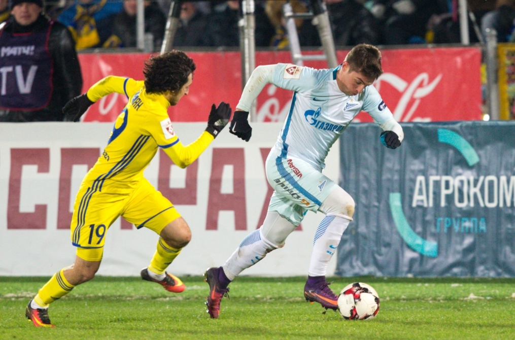 РОСГОССТРАХ-Чемпионат России 2016/17, 17-й тур, «Ростов» — «Зенит»