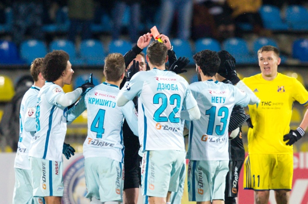 РОСГОССТРАХ-Чемпионат России 2016/17, 17-й тур, «Ростов» — «Зенит»