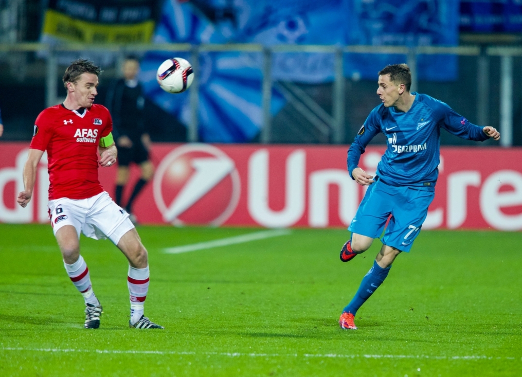 Лига Европы УЕФА 2016/17, 6 тур, «АЗ» — «Зенит»