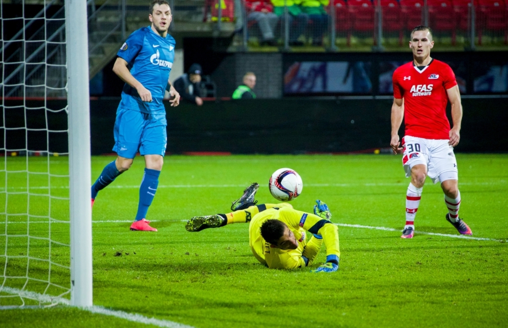 Лига Европы УЕФА 2016/17, 6 тур, «АЗ» — «Зенит»