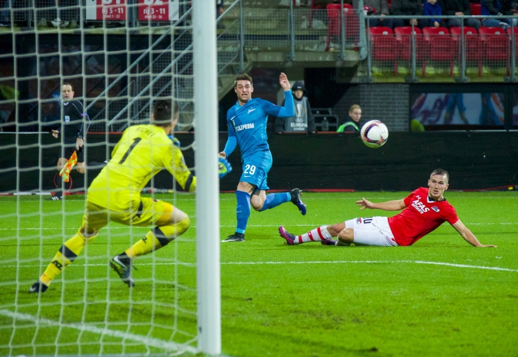 Лига Европы УЕФА 2016/17, 6 тур, «АЗ» — «Зенит»