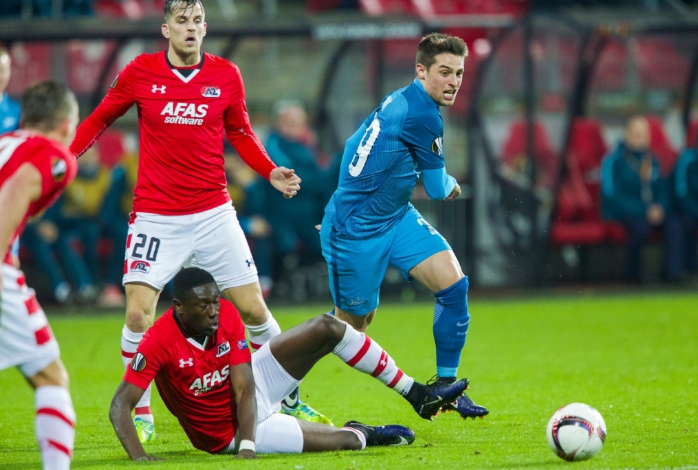 Лига Европы УЕФА 2016/17, 6 тур, «АЗ» — «Зенит»