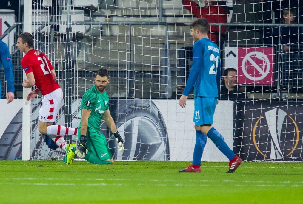 Лига Европы УЕФА 2016/17, 6 тур, «АЗ» — «Зенит»