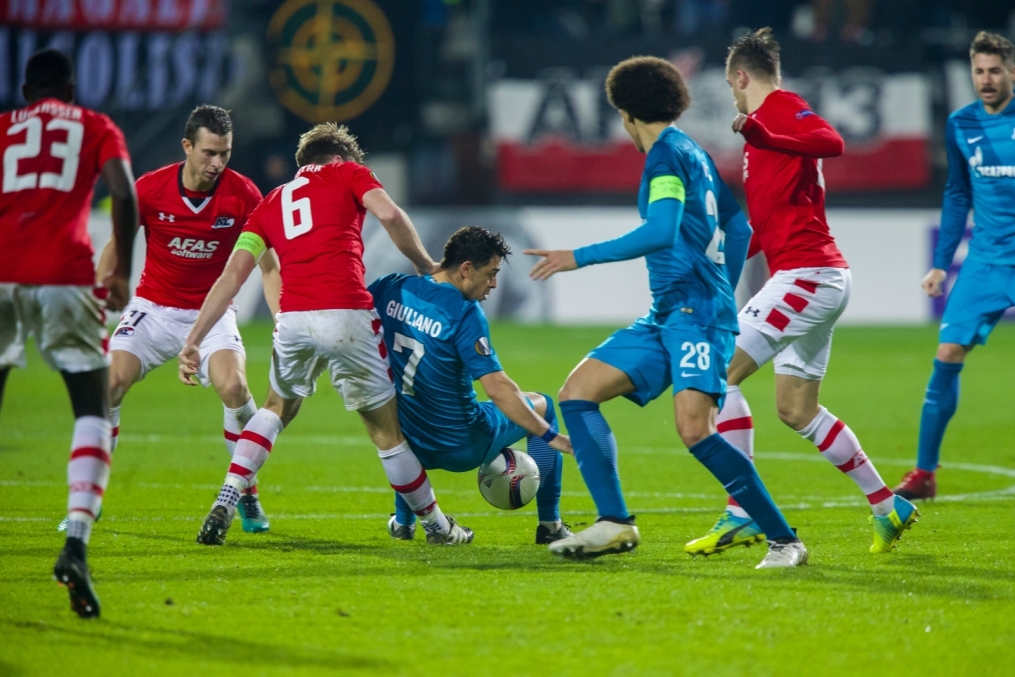 Лига Европы УЕФА 2016/17, 6 тур, «АЗ» — «Зенит»