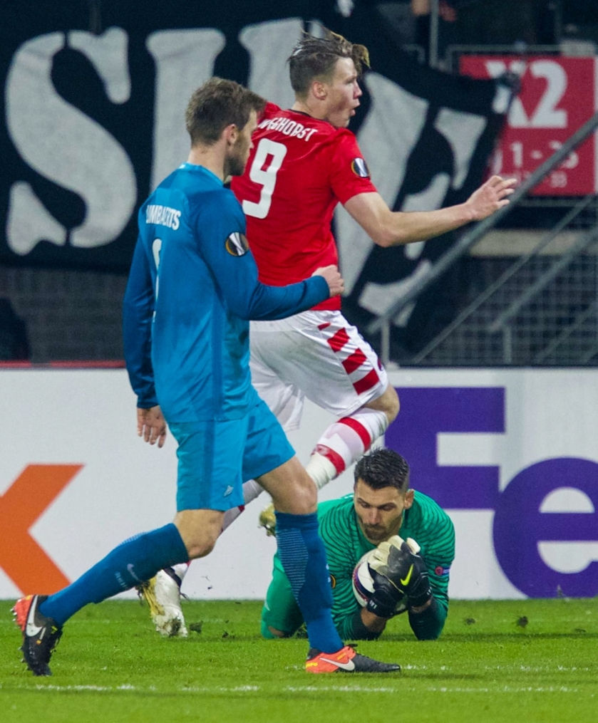 Лига Европы УЕФА 2016/17, 6 тур, «АЗ» — «Зенит»