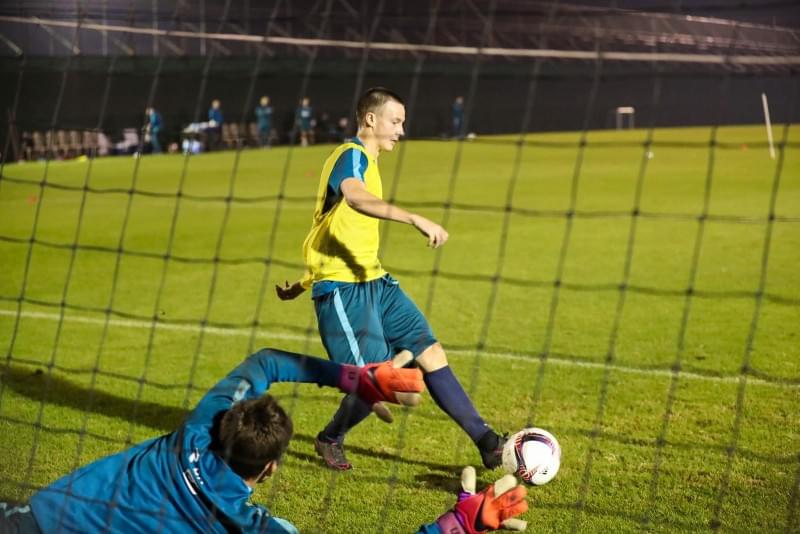 «Газпром»-тренировочные сборы в Дубае: 12 января, вечерняя тренировка