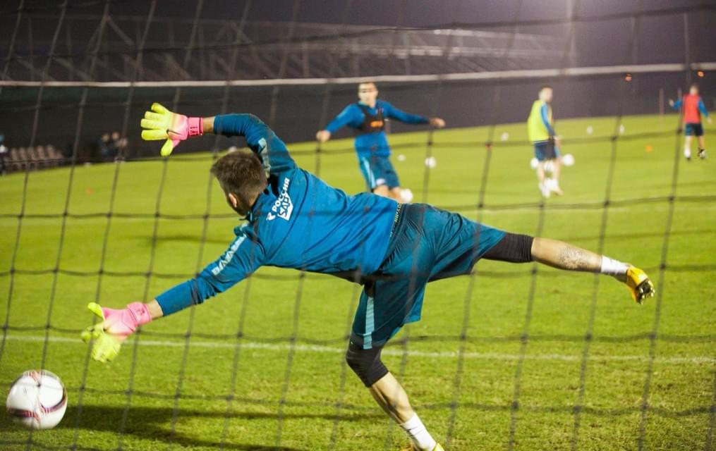 «Газпром»-тренировочные сборы в Дубае: 12 января, вечерняя тренировка