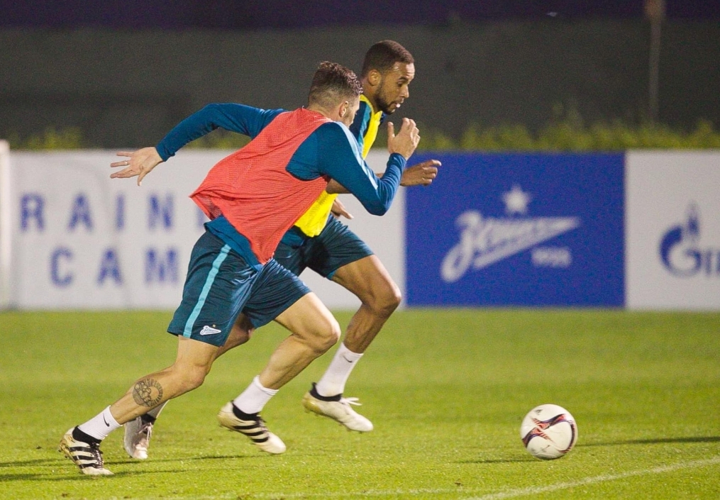 «Газпром»-тренировочные сборы в Дубае: 12 января, вечерняя тренировка