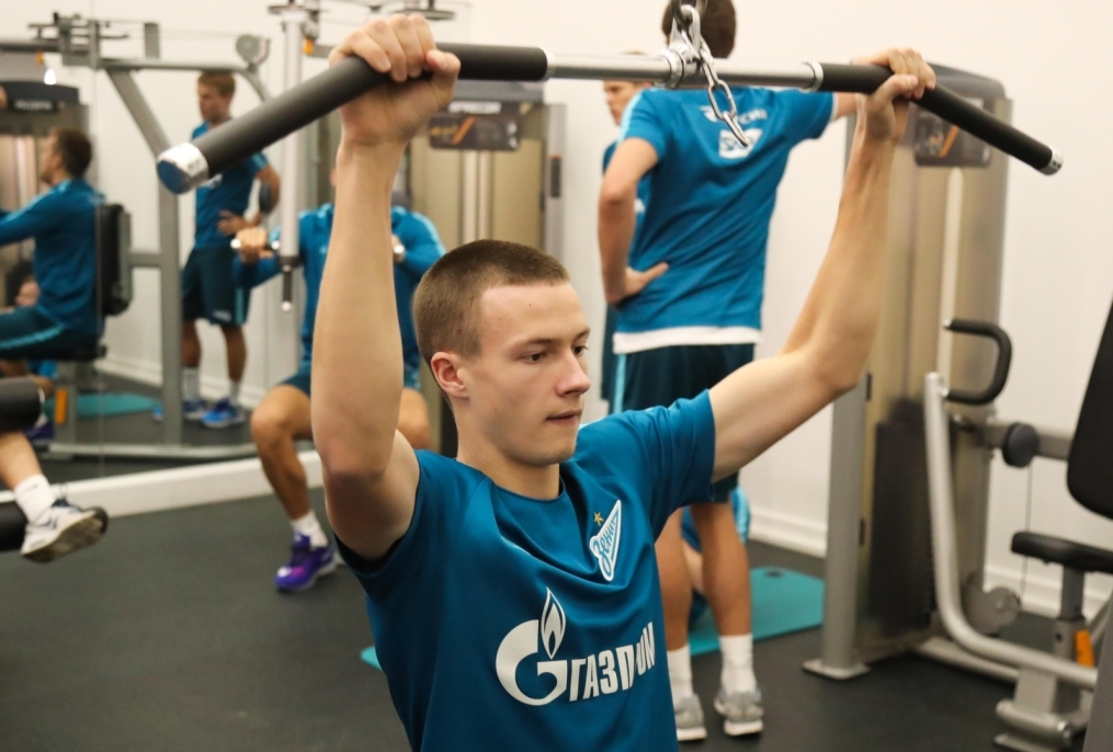 «Газпром»-тренировочные сборы в Дубае: 12 января, вечерняя тренировка