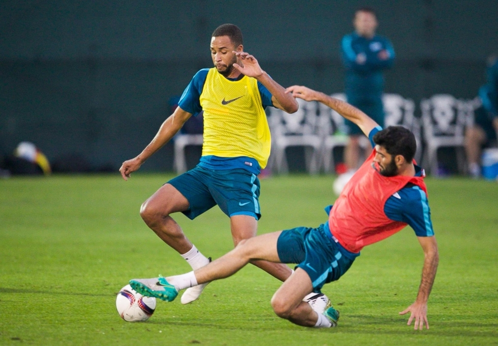 «Газпром»-тренировочные сборы в Дубае: 12 января, вечерняя тренировка