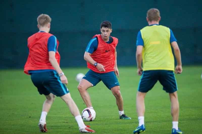 «Газпром»-тренировочные сборы в Дубае: 12 января, вечерняя тренировка