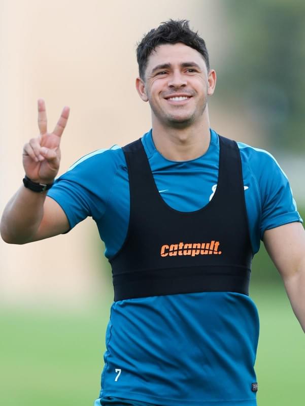 «Газпром»-тренировочные сборы в Дубае: 12 января, вечерняя тренировка