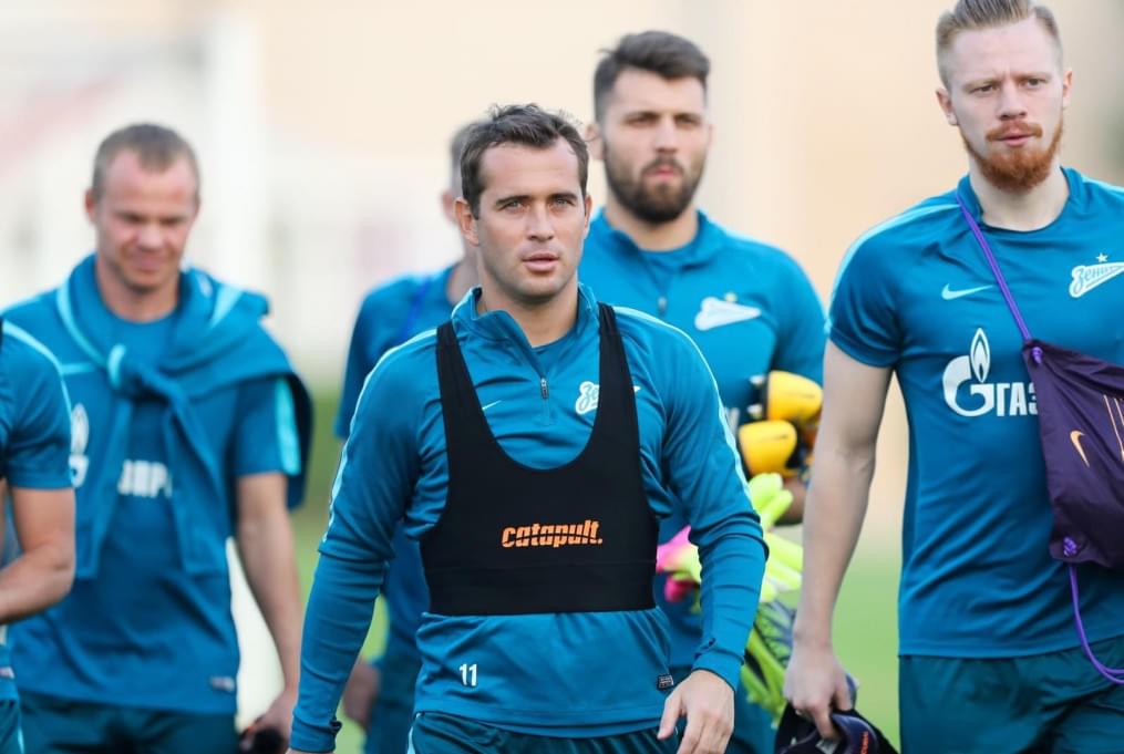 «Газпром»-тренировочные сборы в Дубае: 12 января, вечерняя тренировка