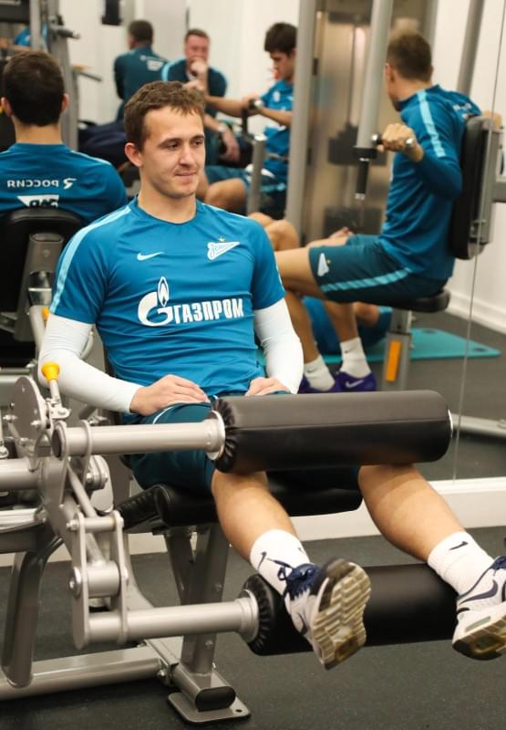 «Газпром»-тренировочные сборы в Дубае: 12 января, вечерняя тренировка