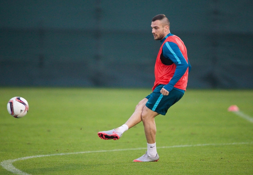 «Газпром»-тренировочные сборы в Дубае: 12 января, вечерняя тренировка