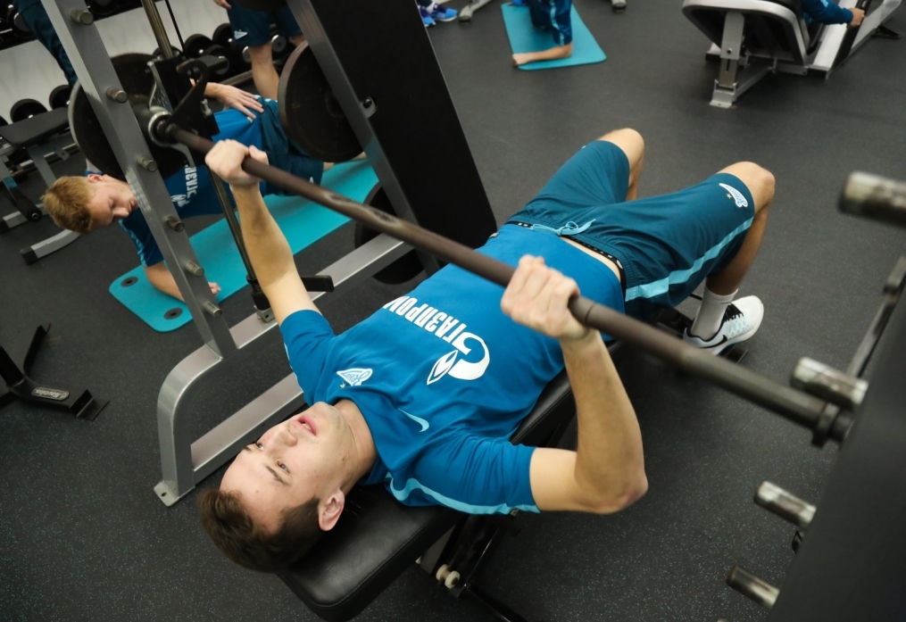 «Газпром»-тренировочные сборы в Дубае: 12 января, вечерняя тренировка