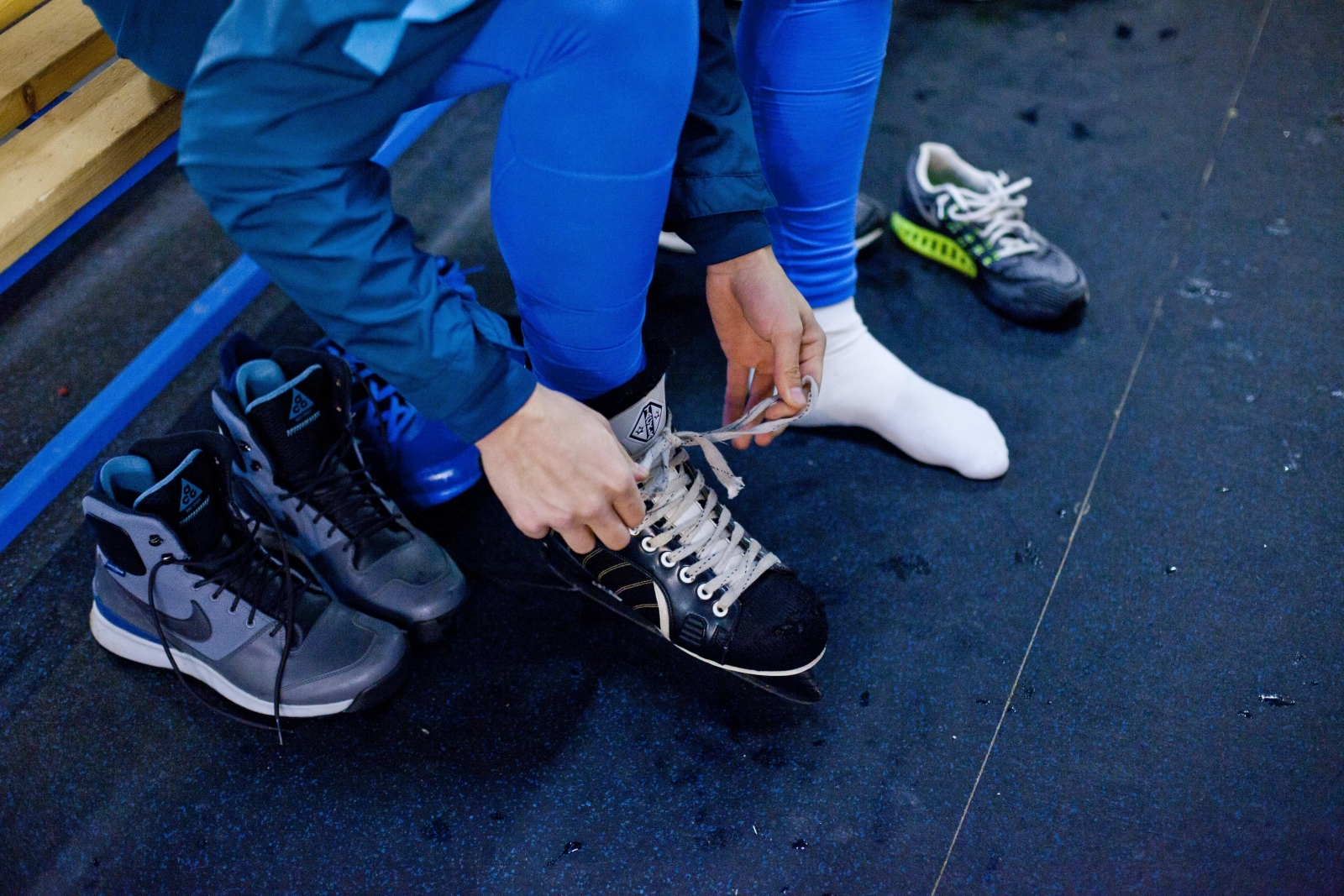 Тренировка «Зенита»-2 на коньках