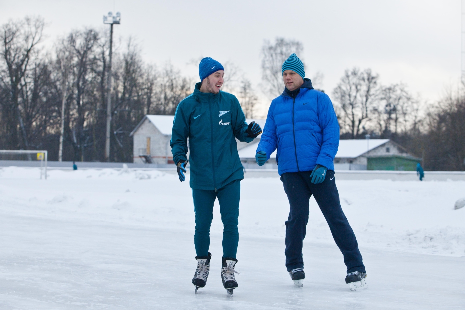 Тренировка «Зенита»-2 на коньках