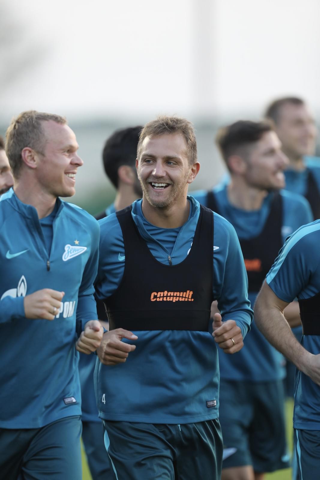 «Газпром»-тренировочные сборы в Дубае: 13 января, вечерняя тренировка