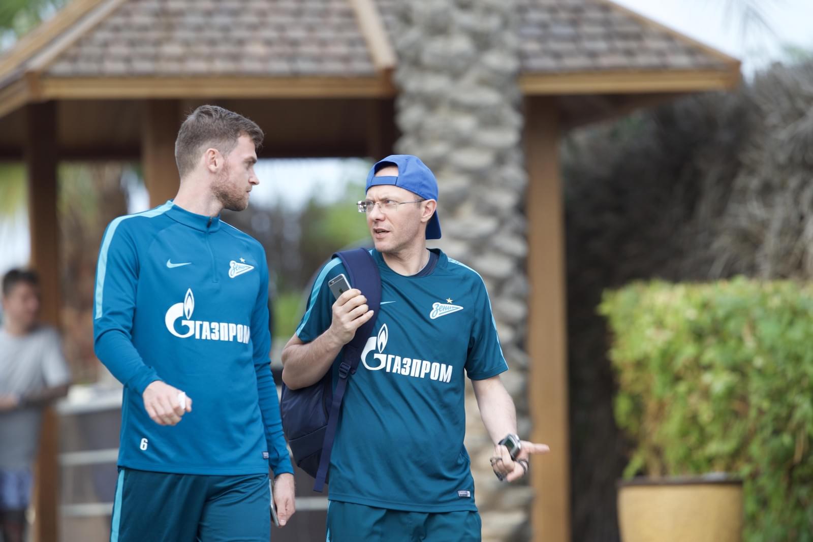 «Газпром»-тренировочные сборы в Дубае: 13 января, вечерняя тренировка