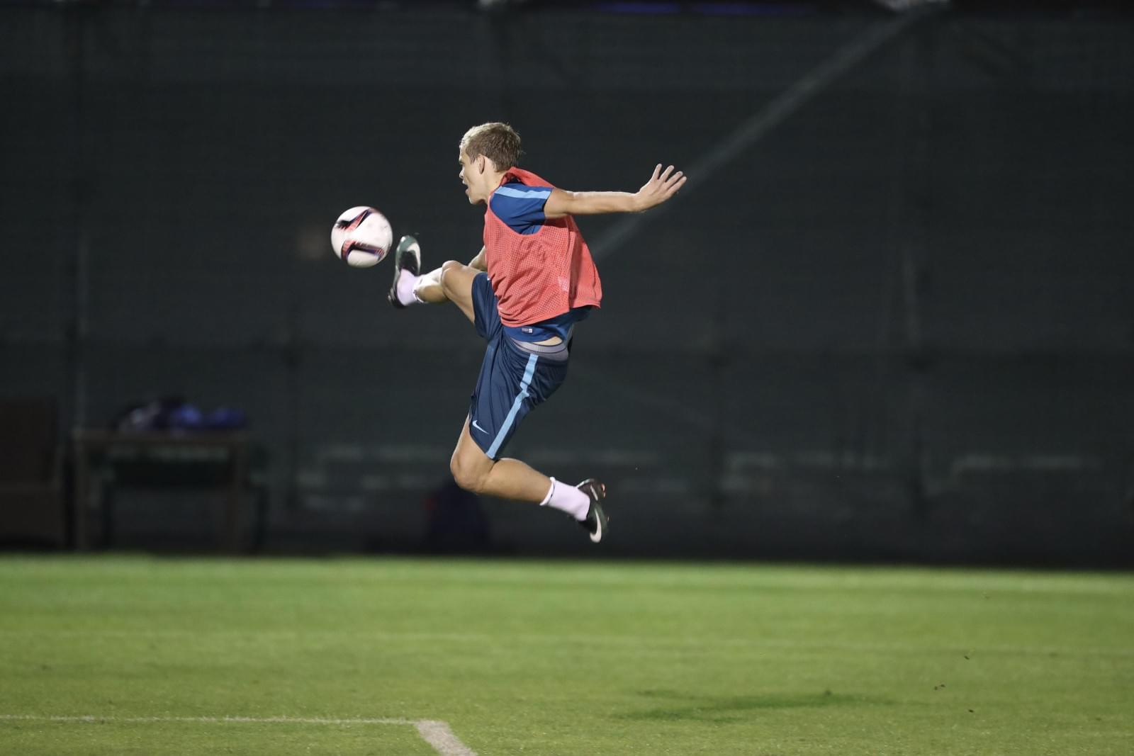 «Газпром»-тренировочные сборы в Дубае: 13 января, вечерняя тренировка