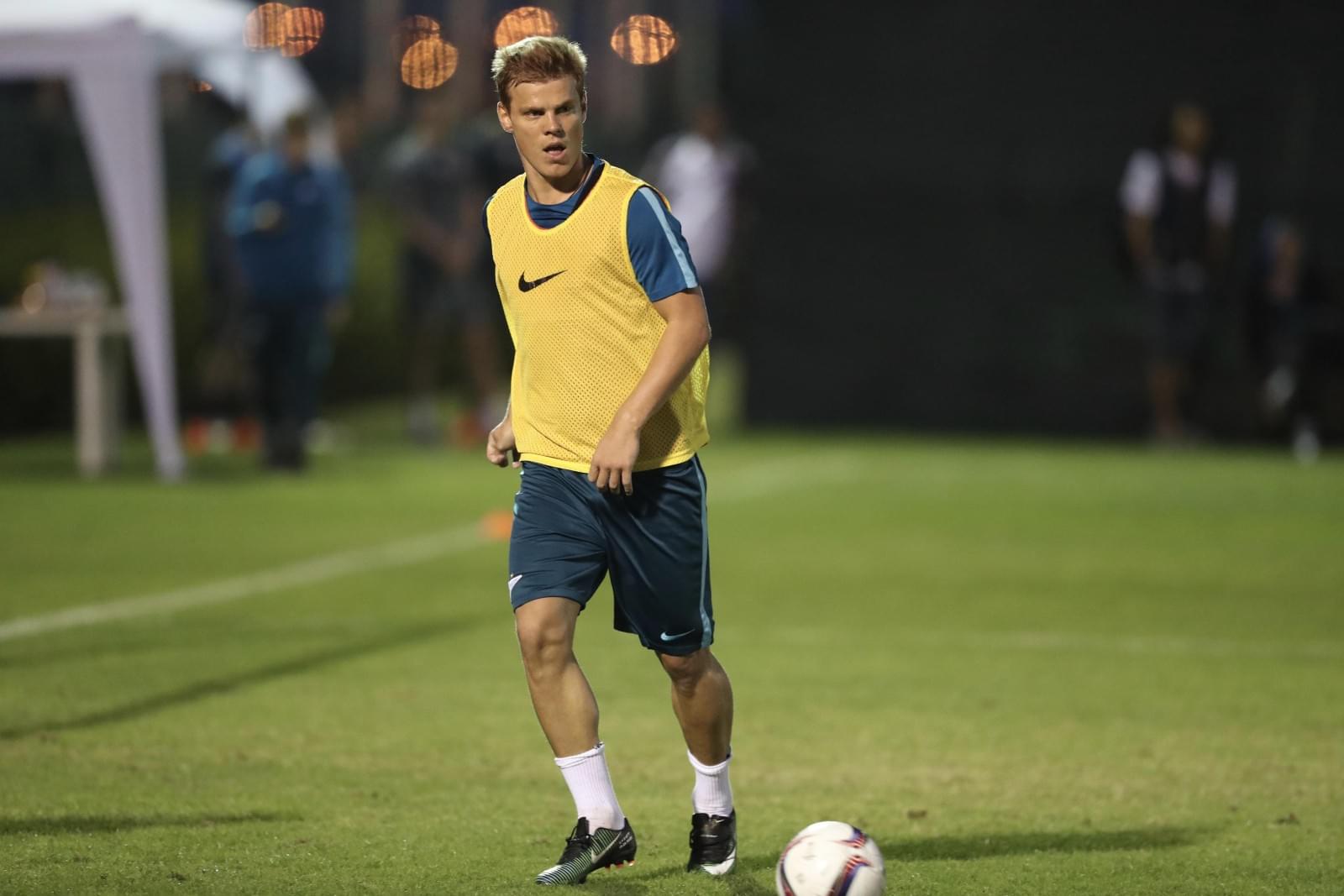 «Газпром»-тренировочные сборы в Дубае: 13 января, вечерняя тренировка