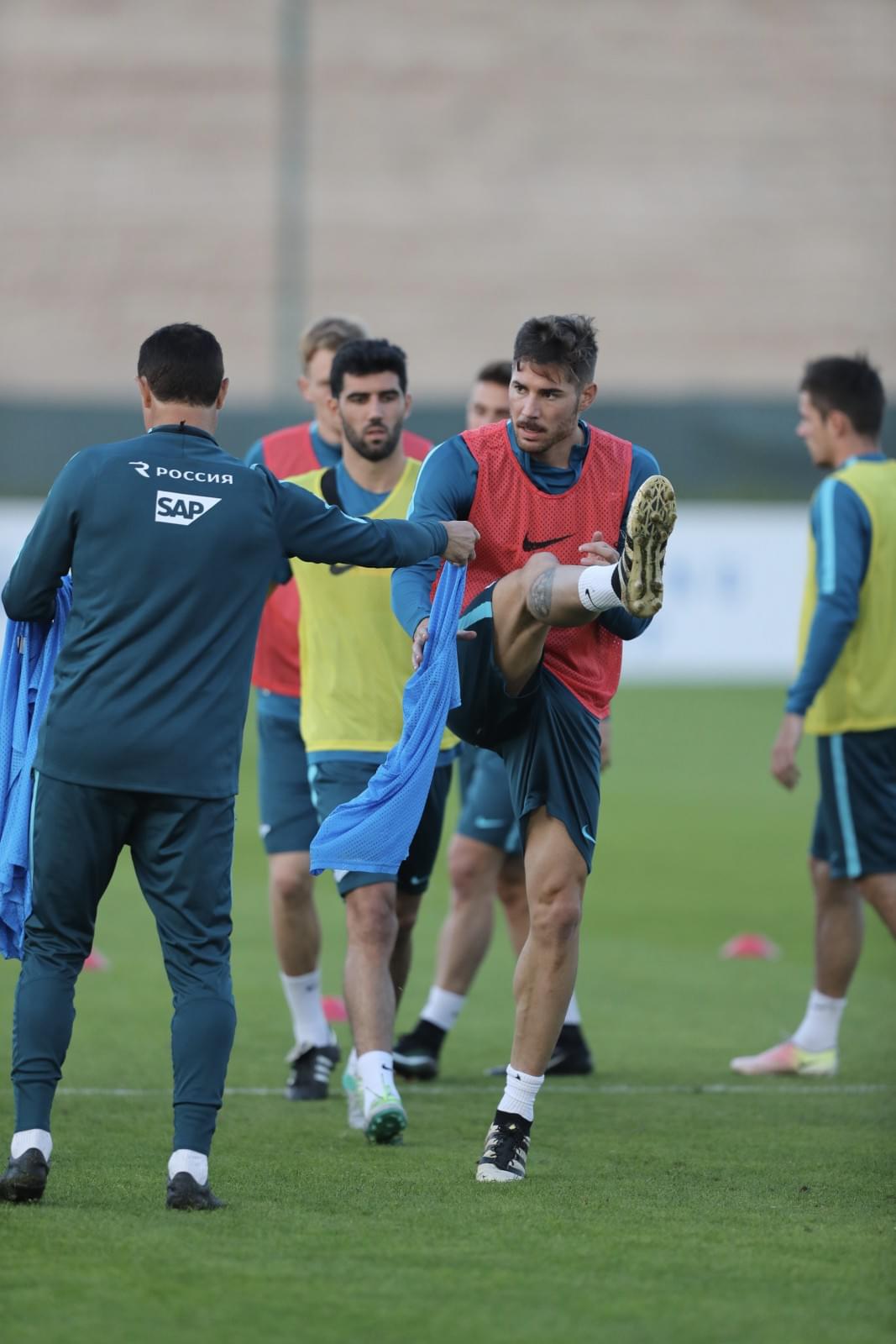 «Газпром»-тренировочные сборы в Дубае: 13 января, вечерняя тренировка