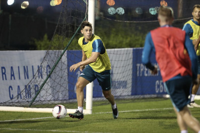 «Газпром»-тренировочные сборы в Дубае: 13 января, вечерняя тренировка