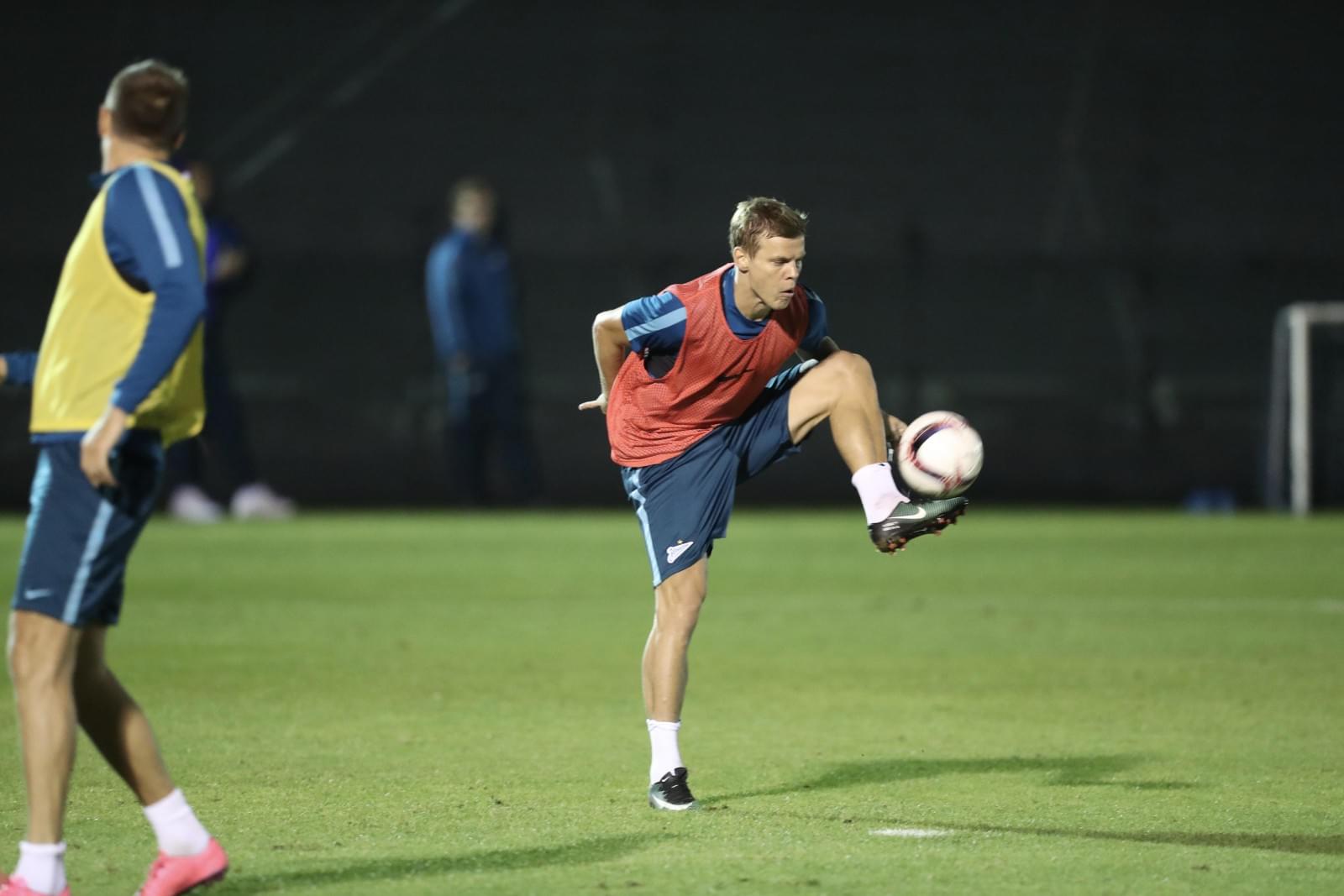 «Газпром»-тренировочные сборы в Дубае: 13 января, вечерняя тренировка