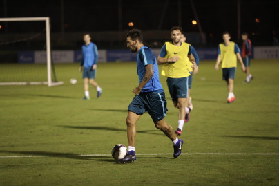 «Газпром»-тренировочные сборы в Дубае: 13 января, вечерняя тренировка