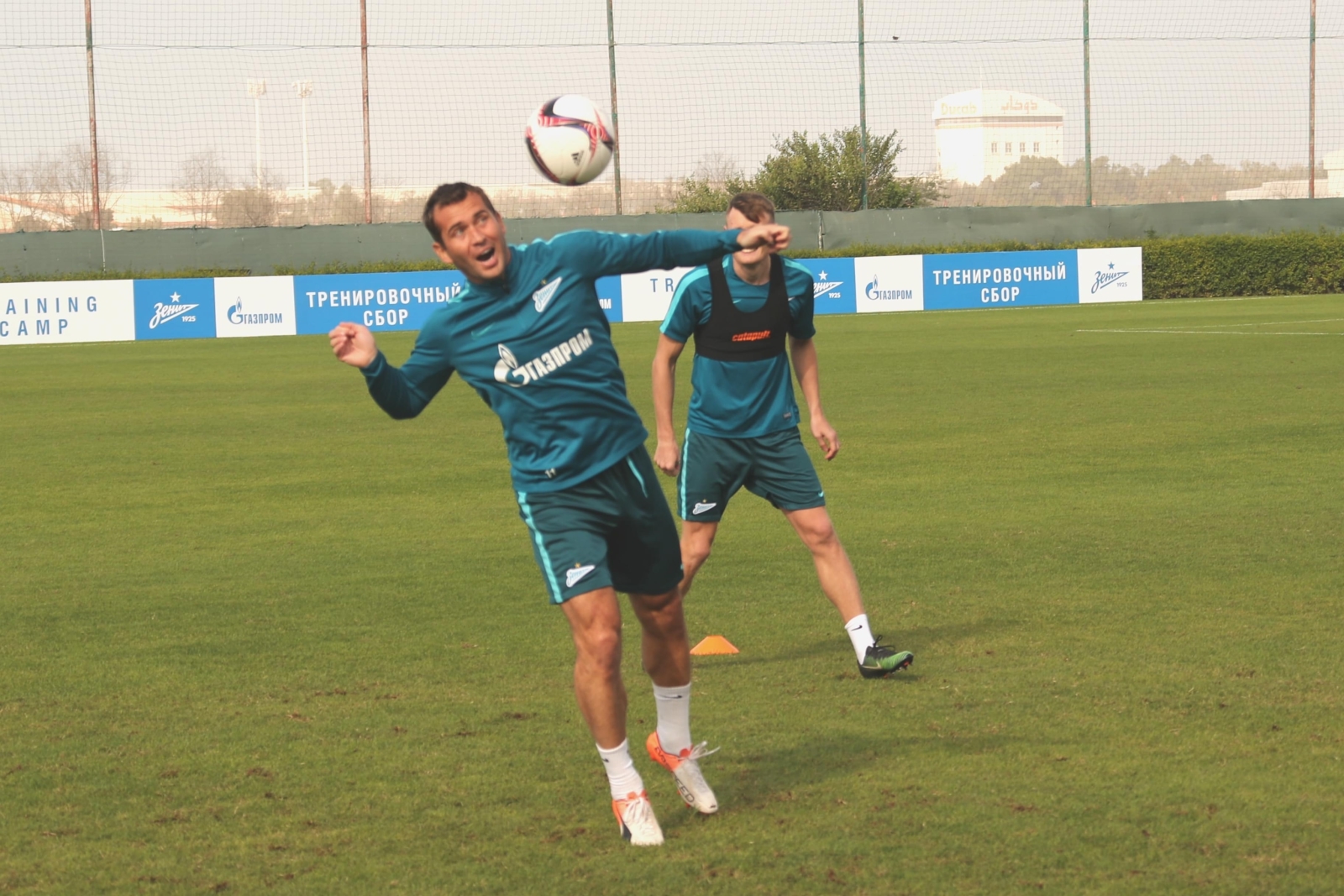 «Газпром»-тренировочные сборы в Дубае: 14 января, утренняя тренировка