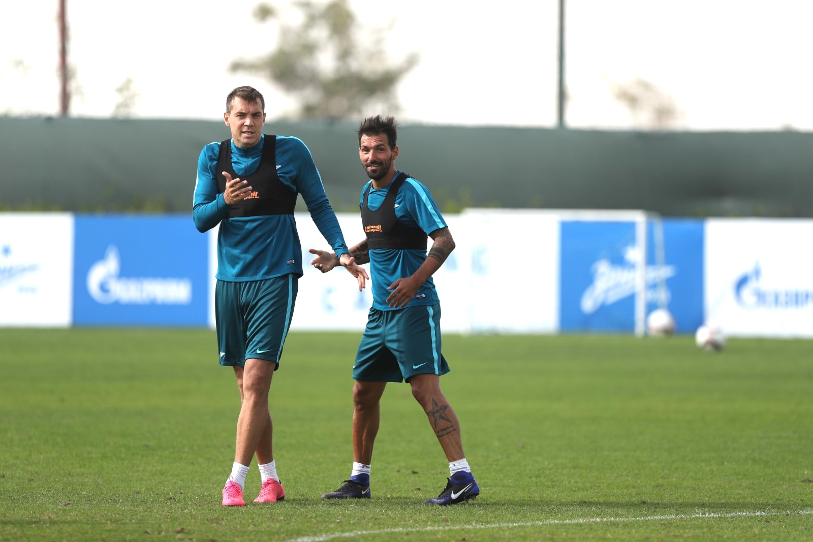 «Газпром»-тренировочные сборы в Дубае: 14 января, утренняя тренировка