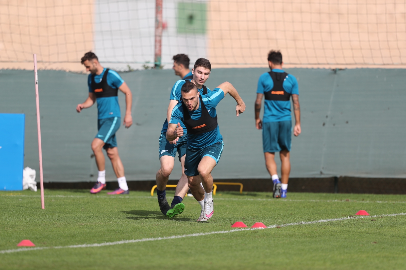 «Газпром»-тренировочные сборы в Дубае: 14 января, вечерняя тренировка