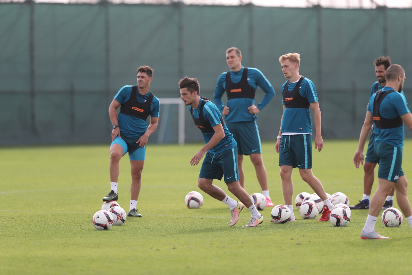 «Газпром»-тренировочные сборы в Дубае: 14 января, вечерняя тренировка