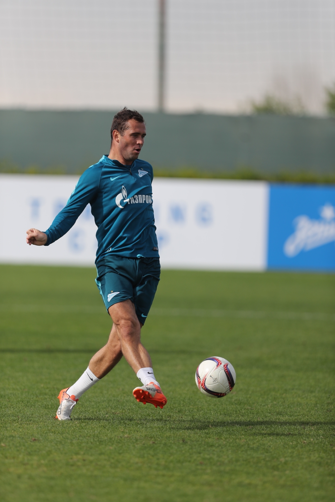 «Газпром»-тренировочные сборы в Дубае: 14 января, вечерняя тренировка