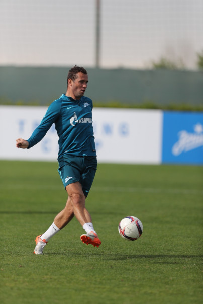 «Газпром»-тренировочные сборы в Дубае: 14 января, вечерняя тренировка