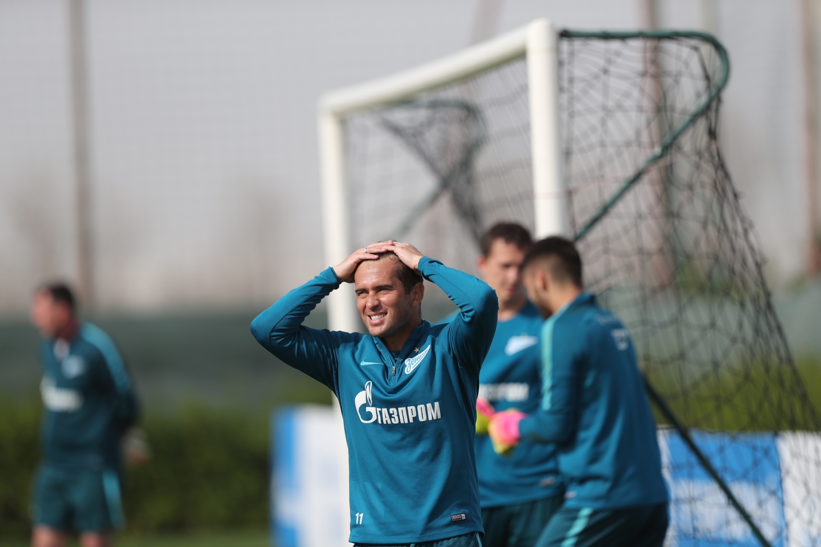 «Газпром»-тренировочные сборы в Дубае: 14 января, вечерняя тренировка