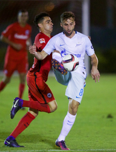 «Газпром»-тренировочные сборы в Дубае: 14 января. Матч «Айнтрахт» — «Зенит»