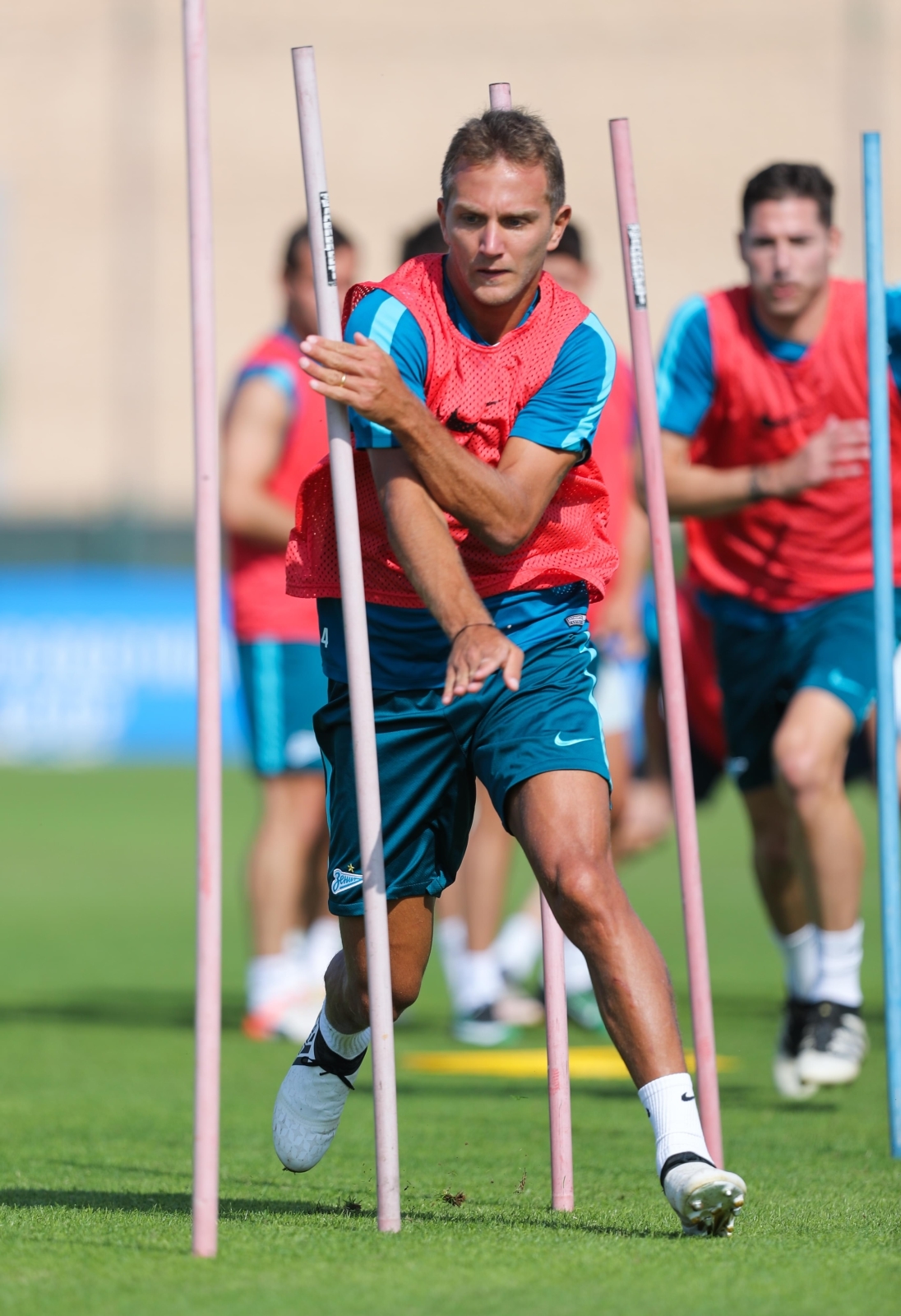 «Газпром»-тренировочные сборы в Дубае: 16 января, утренняя тренировка