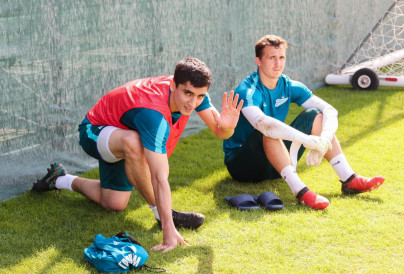 «Газпром»-тренировочные сборы в Дубае: 16 января, утренняя тренировка